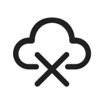 Cloud Off SVG Icon